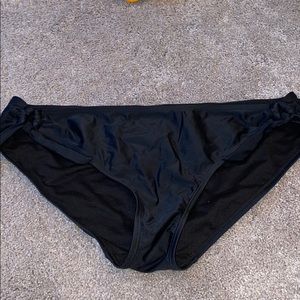 Black bathing suit bottoms
